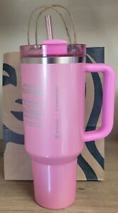 STANLEY x STARBUCKS EXCLUSIVE TUMBLER 40OZ PINK NEW 2024 FAST  SHIP.. Never Open - Sold on eBay January 5th, 2024 for $200.00