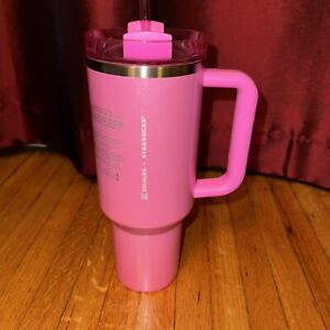 ? IN HAND ? 2024 Starbucks x Stanley Cup Holiday Tumbler 40 oz Pink - Sold on eBay January 6th, 2024 for $265.00
