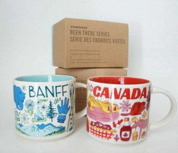 2 x Starbucks Banff Canada Been There Series Mug Brand New Ski Mountains - Sold on eBay October 27th, 2024 for $95.00