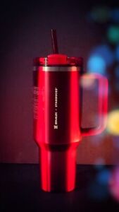 ??Limited Edition ALERT??  Starbucks Stanley Holiday Quencher - Red 40oz?? - Sold on eBay November 26th, 2023 for $160.50 (43 bids) 