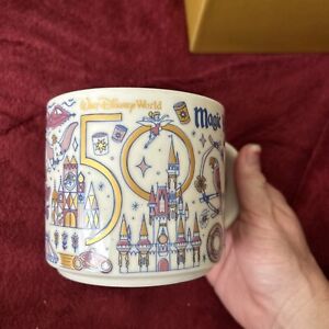 Disney Parks Starbucks 50th Anniversary WDW Magic Kingdom Been There Series Mug - Sold on eBay April 23rd, 2024 for $250.00