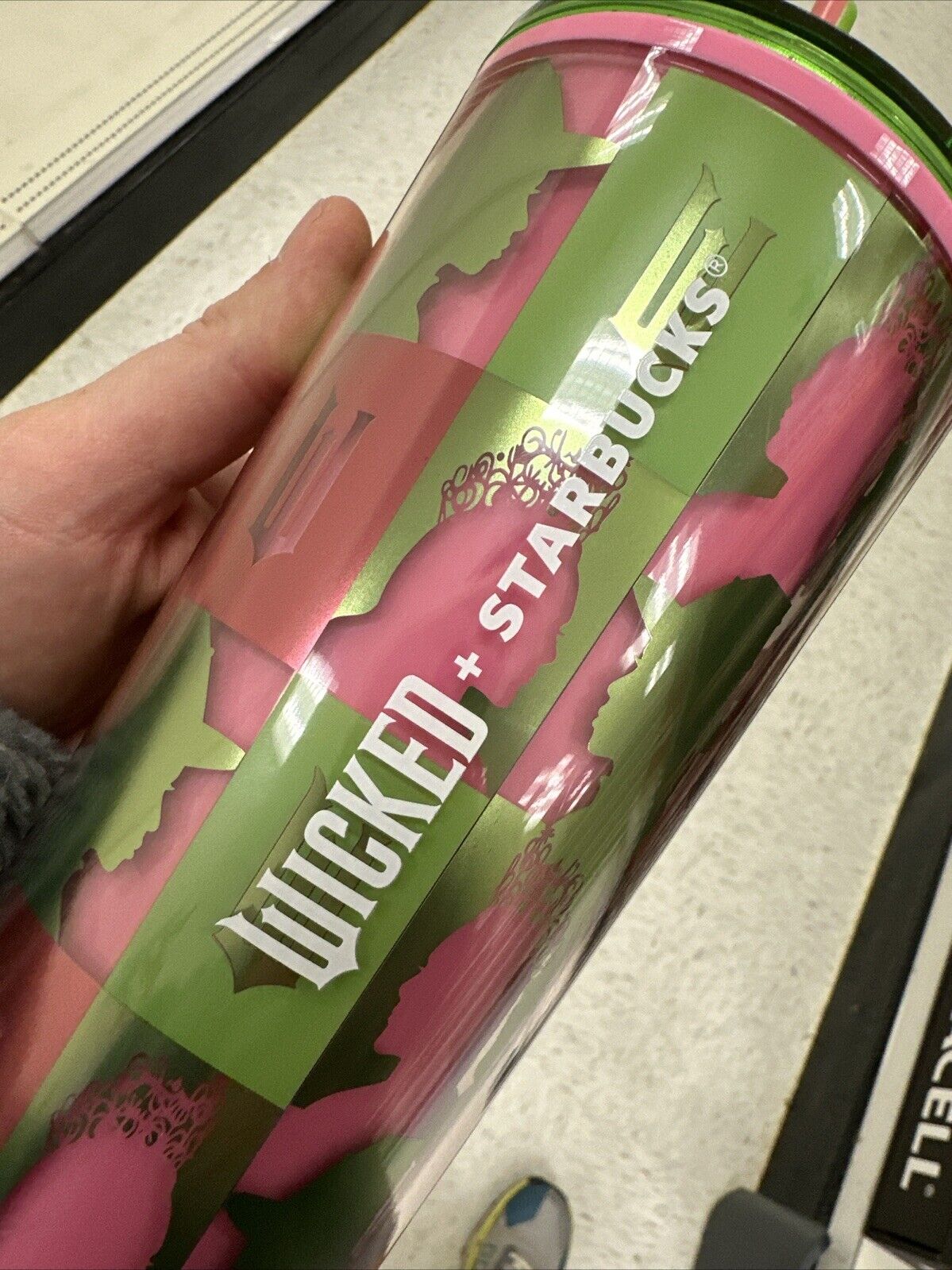2024 Starbucks Wicked 24oz. Cold Cup Pink and Green Tumbler NEW IN HAND HTF - Sold on eBay December 11th, 2024 for $89.96