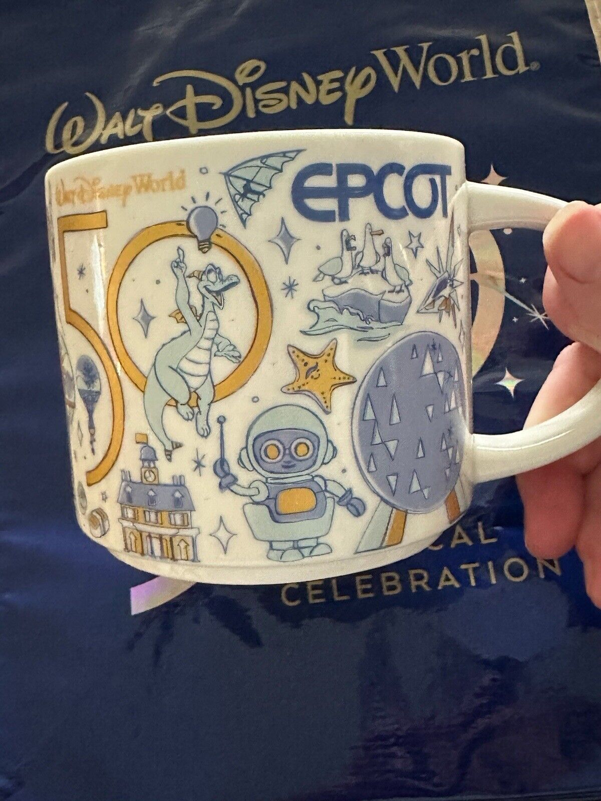 WDW Disney Parks 50th Anniversary Epcot Been There Series 14oz Mug Starbucks - Sold on eBay December 14th, 2024 for $189.89