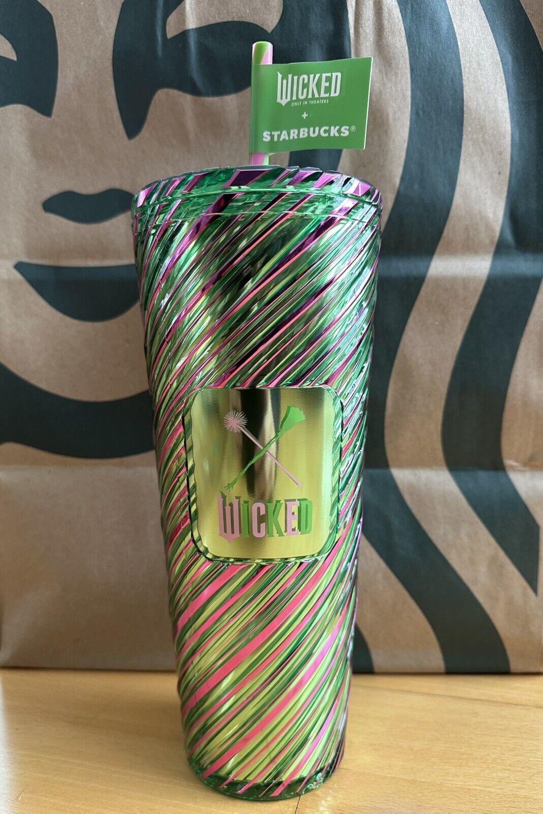 STARBUCKS X WICKED Target Exclusive Tumbler (24 oz) *AVAIL UNTIL JAN. 10, 2025* - Sold on eBay January 4th, 2025 for $100.00