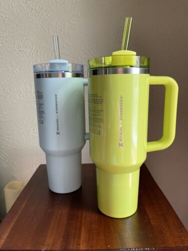 Starbucks X Stanley Lime Green And Pale Blue Bundle - Sold on eBay October 6th, 2024 for $110.00