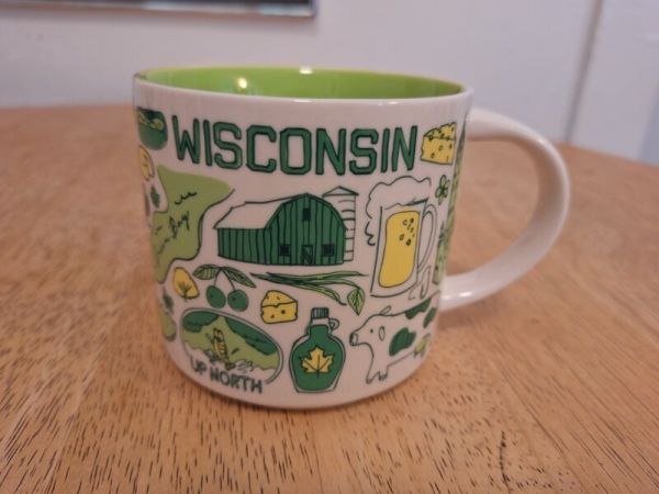 Starbucks 2019 Wisconsin Been There Series Mug, 14 oz. - Sold on eBay October 25th, 2024 for $79.99