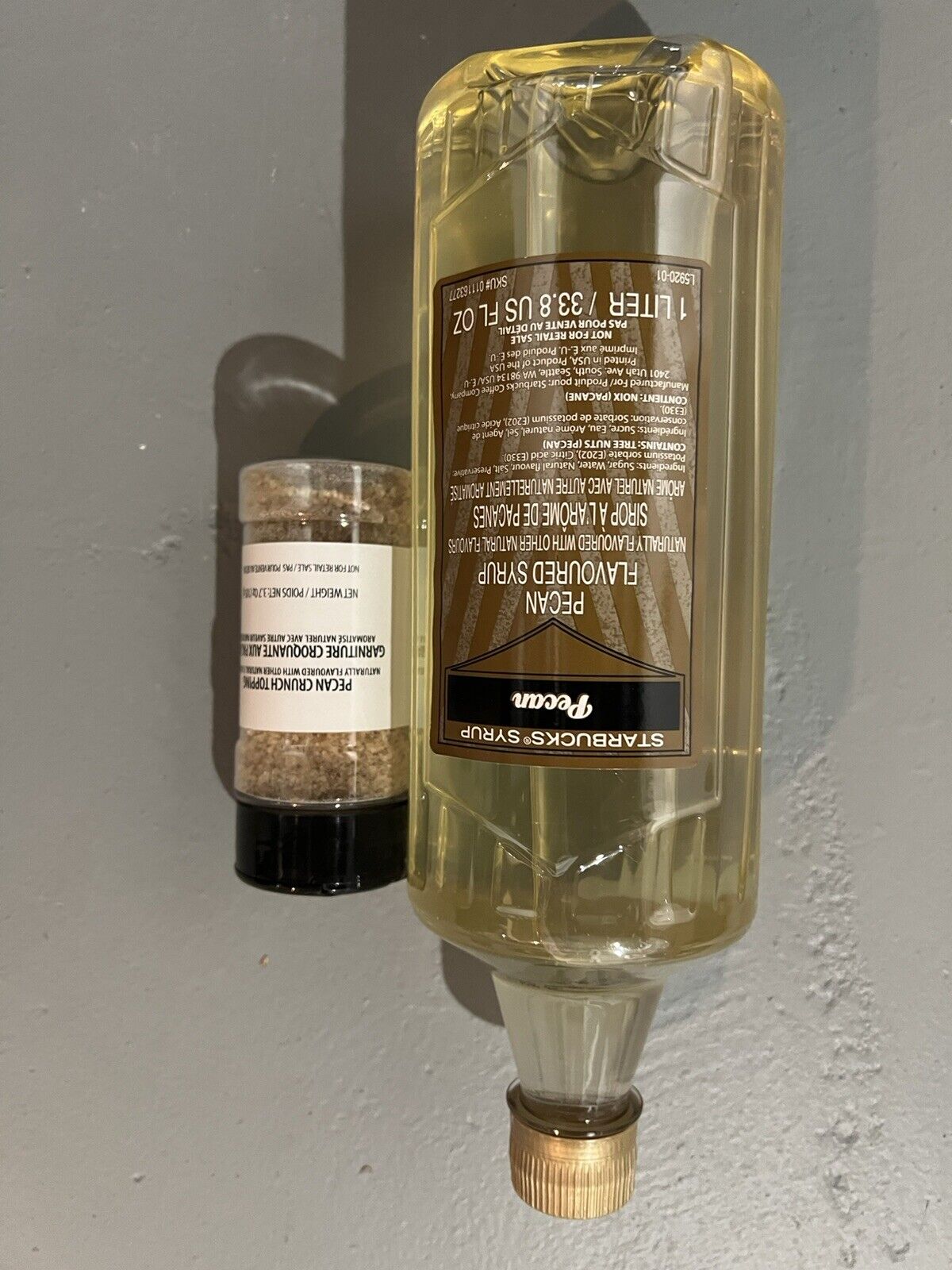 Starbucks Pecan Syrup 2024  fall flavor With Topping March 2025 - Sold on eBay February 24th, 2025 for $65.99