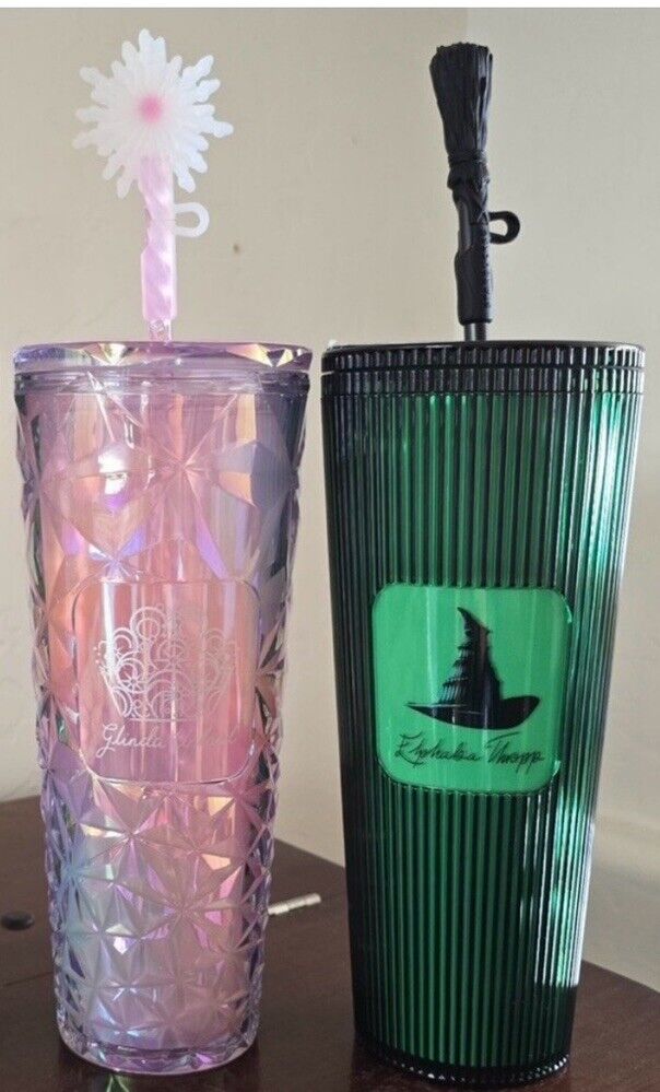 Starbucks x Wicked 2024 Cups Special Edition Glinda & Elphaba Thermos *SOLD OUT* - Sold on eBay December 22nd, 2024 for $160.00