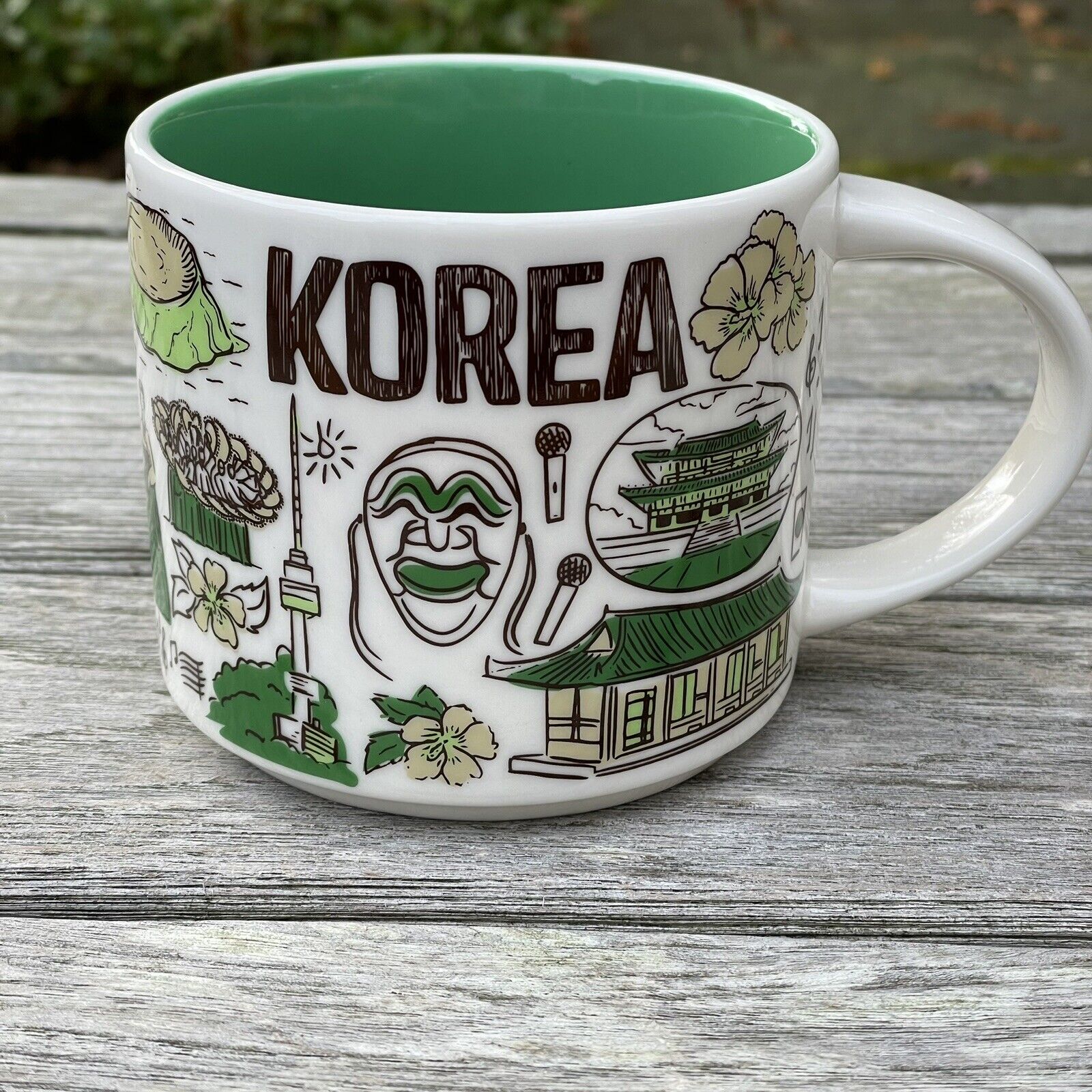 Starbucks Korea Been Been There Series Limited 14 oz Cup Mug 414 ml Used No Box - Sold on eBay December 1st, 2024 for $195.97