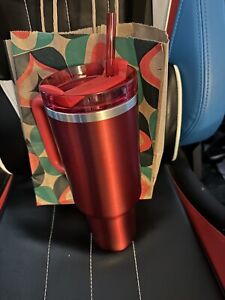 Starbucks X Stanley Holiday 2023 Collab (40 oz) Red Tumbler - Sold on eBay December 1st, 2023 for $170.50 (21 bids) 