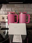 2 Stanley x Starbucks 40oz Tumbler In Hand - Winter Pink - Sold on eBay April 12th, 2024 for $200.00