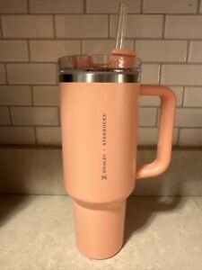 Stanley x Starbucks Tumbler Cup Peach Pink 40 oz 2023 Target Exclusive Limited - Sold on eBay November 15th, 2023 for $160.00
