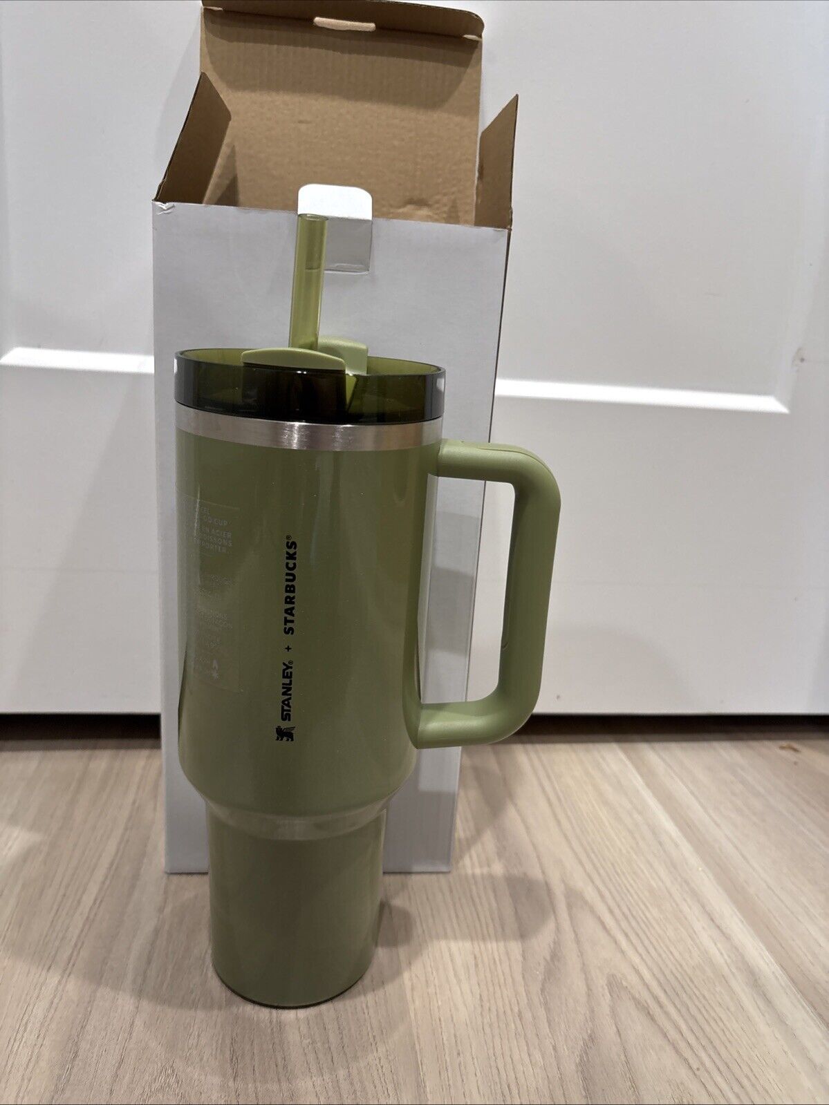 Stanley Starbucks Olive Green Pearl 40oz Tumbler Glitter Fall Release 2024 *New* - Sold on eBay December 2nd, 2024 for $85.00
