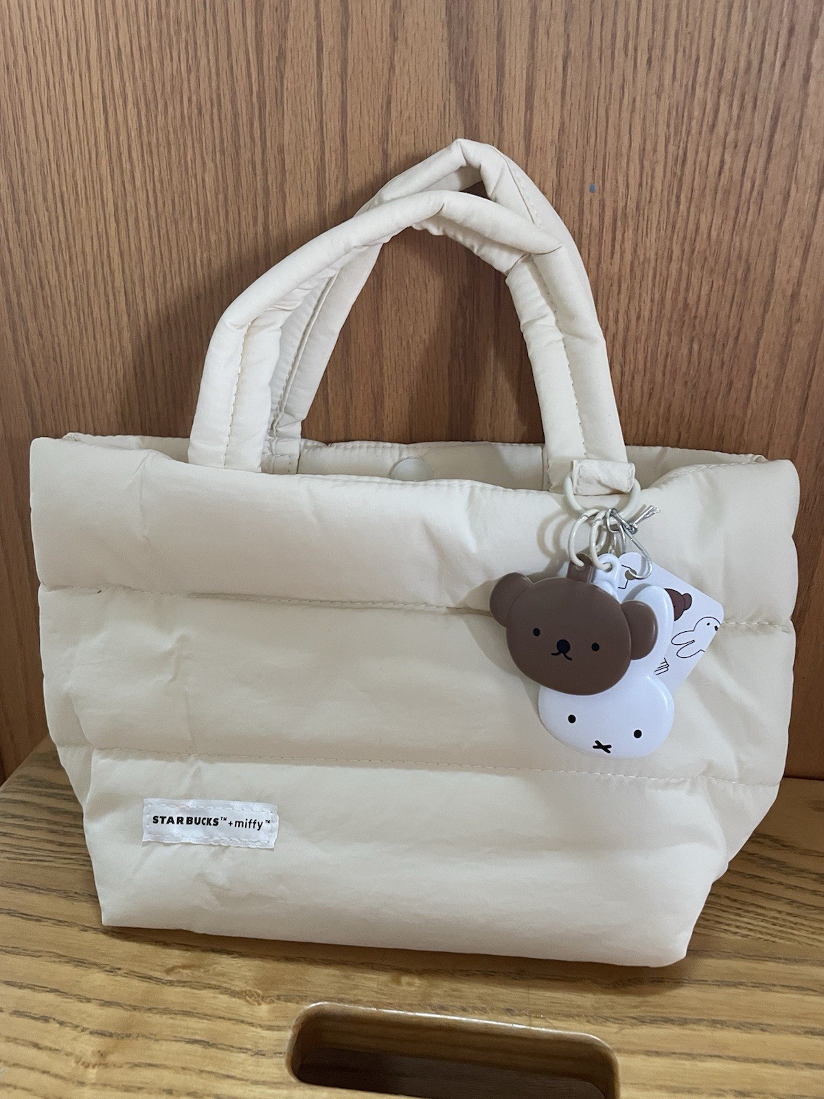 STARBUCKS x MIFFY Medium Tote Bag Cream Limited Edition New - Sold on eBay March 29th, 2025 for $80.00
