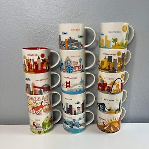 LOT  14 - Starbucks You Are Here Collectible Mug Lake Tahoe Whistler New York - Sold on eBay October 4th, 2023 for $150.00