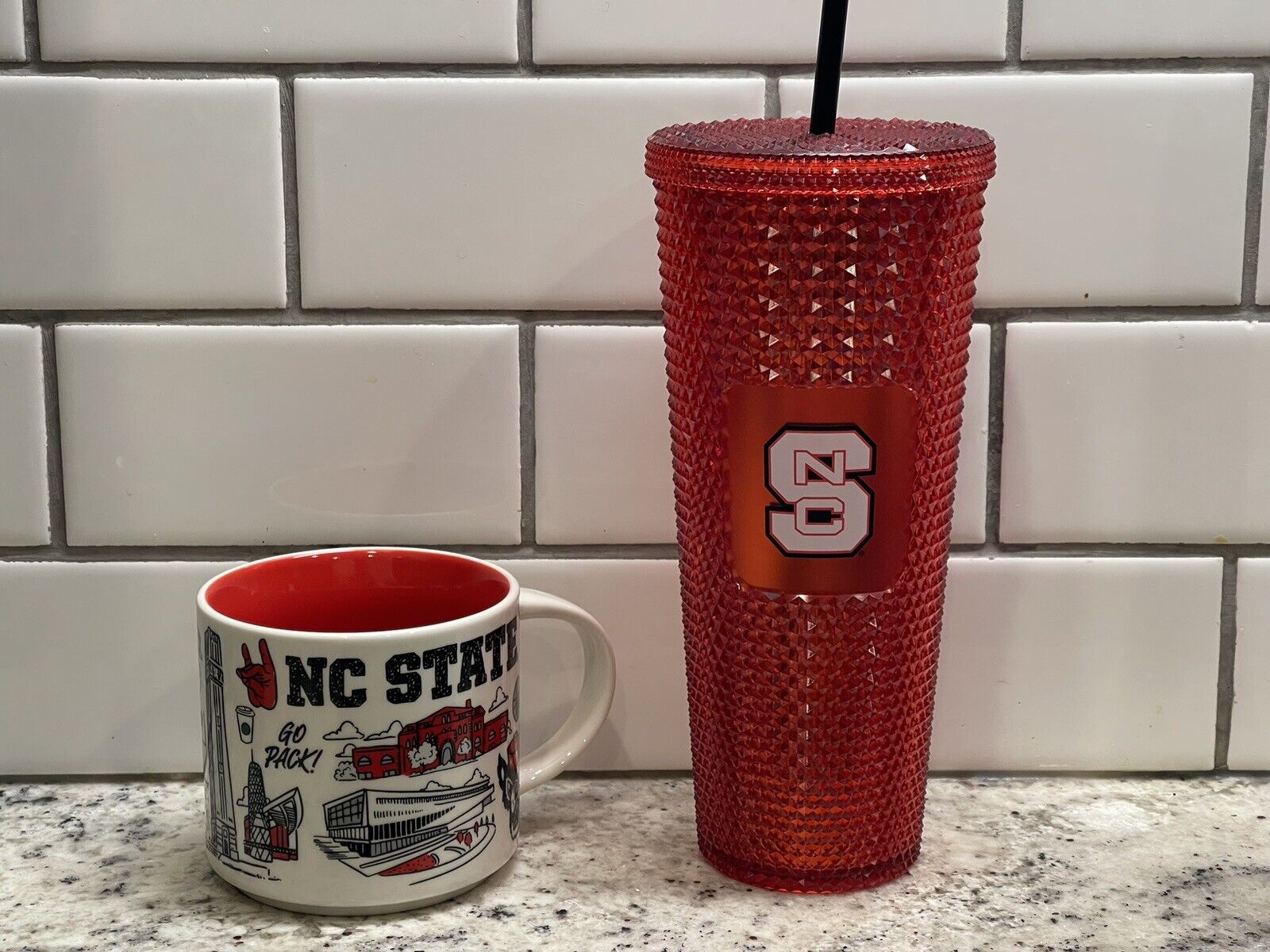 NWT 2024 Starbucks NC State Wolf Pack College Been There Campus Tumbler Mug Set - Sold on eBay December 11th, 2024 for $94.95