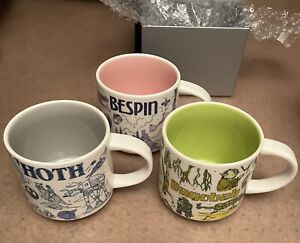 Disney Star Wars Starbucks Been There Series 2020 Hoth Dagobah Bespin Mugs - Sold on eBay January 17th, 2024 for $489.00