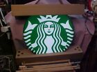 New Out of Box 24” Starbucks Double Sided Light Up Sign w/Mounting Pipes