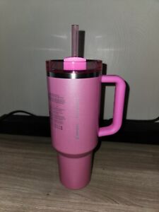 Stanley X Starbucks Exclusive 2024 Pink 40oz Tumbler NEW RARE - Sold on eBay January 12th, 2024 for $250.00