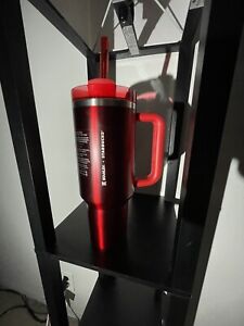 Starbucks x Stanley Christmas Holiday 2023 Collab  (40 oz/1.18L)  Red Tumbler - Sold on eBay November 24th, 2023 for $150.00 (17 bids) 