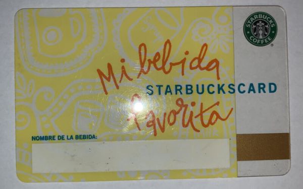 Starbucks 2009 Mi Bebida Favorita My Favorite Beverage Old Logo Card - Sold on eBay October 14th, 2024 for $149.99