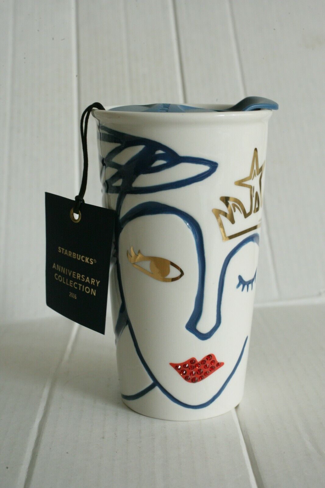 STARBUCKS 2016 ANNIVERSARY COLLECTION SIREN SWAROVSKI TUMBLER BRAND NEW w/TAG !! - Sold on eBay January 27th, 2025 for $69.95