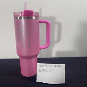 Stanley x Starbucks Winter Pink 40oz Tumbler 2024 Target Exclusive New In Hand - Sold on eBay January 10th, 2024 for $348.99