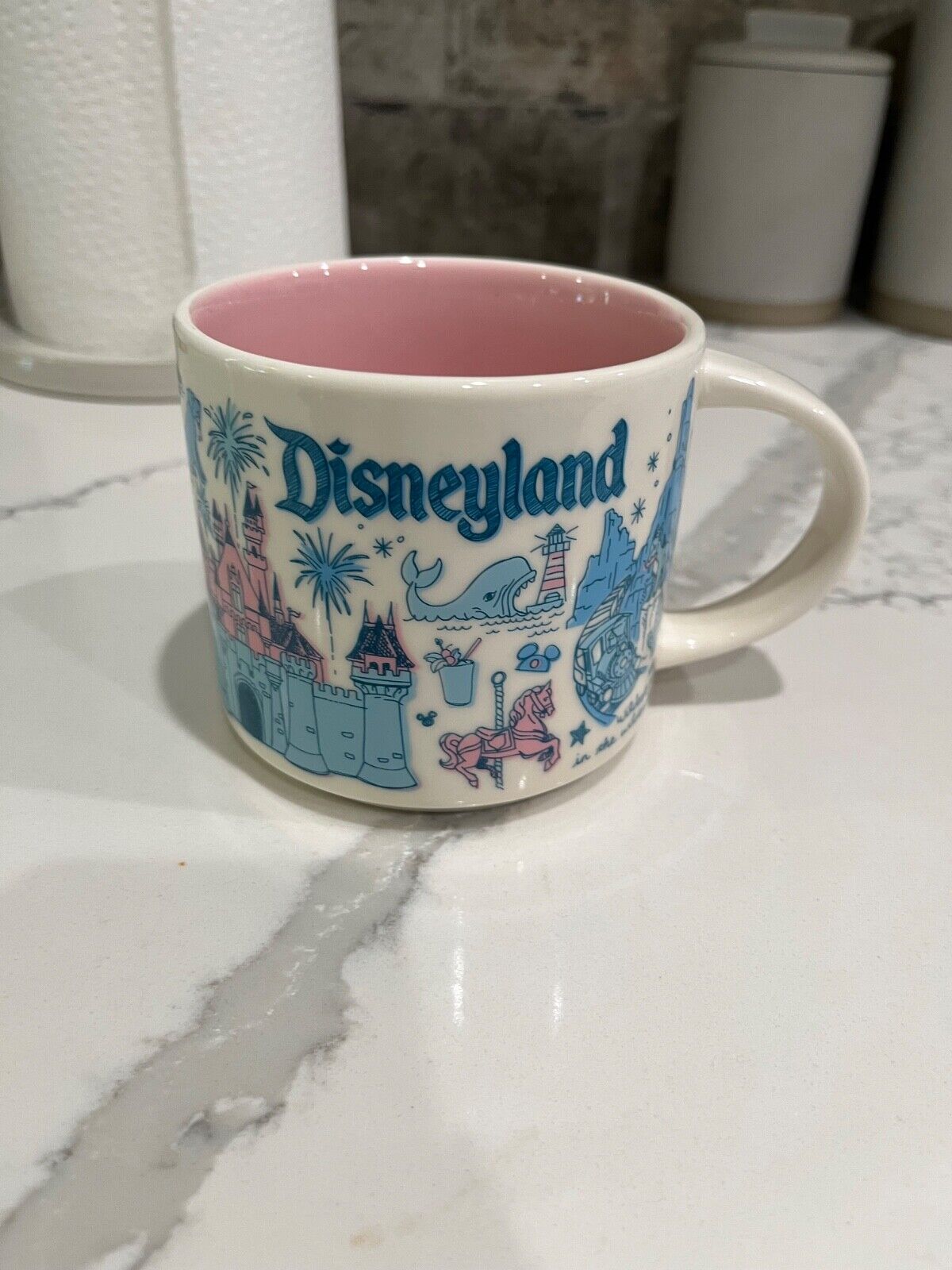 Starbucks Disneyland 14oz mug Been There Series Pin Drop Disney Parks New No Box - Sold on eBay January 13th, 2025 for $75.00