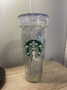 RARE HTF 2018 Starbucks Glitter Glass Tumbler - Sold on eBay September 28th, 2023 for $999.00