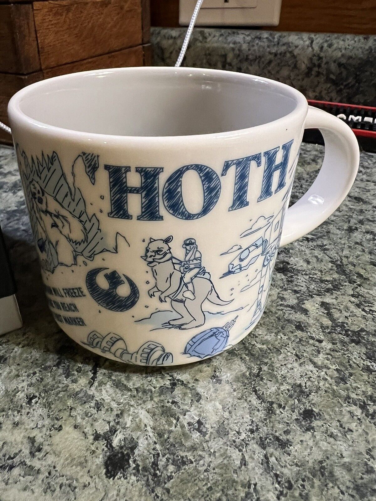 Starbucks Star Wars Mug, Hoth - Sold on eBay February 27th, 2025 for $115.00