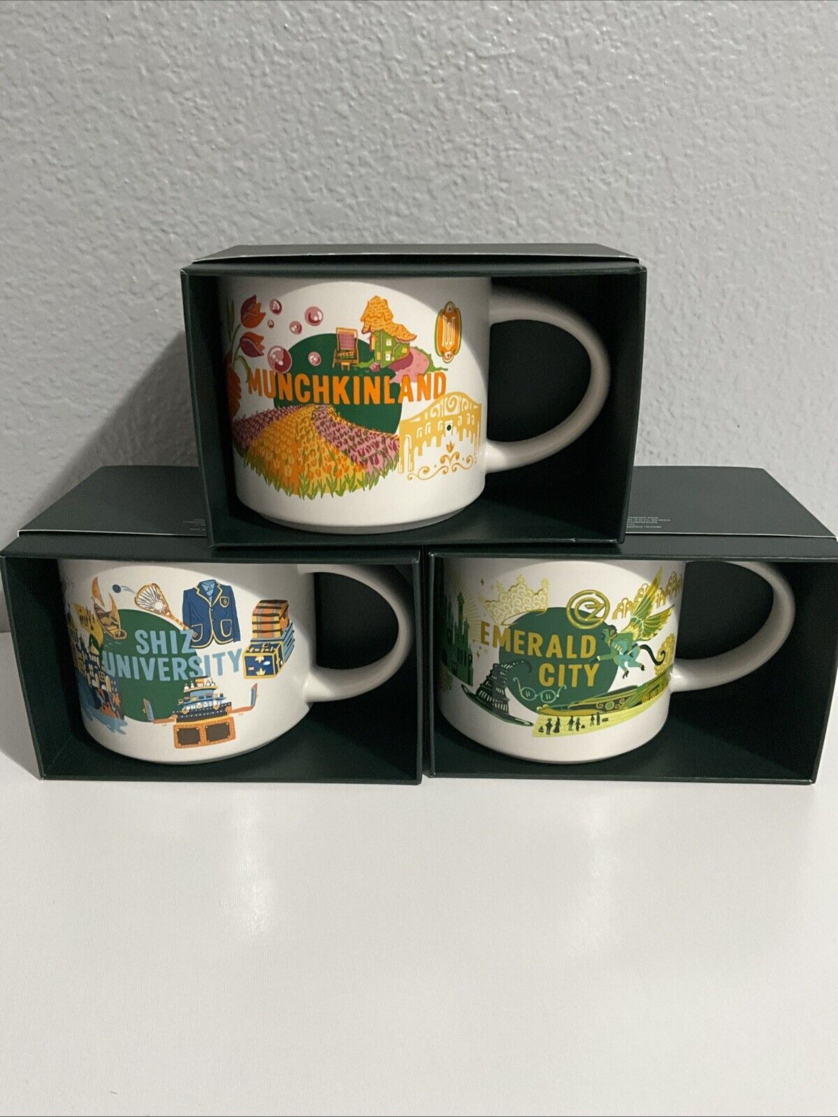 Starbucks Wicked Discovery 2024 Series Set of 3 Mugs 14oz Universal Studios New - Sold on eBay December 6th, 2024 for $189.49