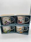 New Disney Starbucks YAH Mugs (4) Magic Animal Kingdom Epcot Hollywood Set Of 4 - Sold on eBay July 6th, 2024 for $124.95