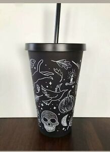 Starbucks 2019 Halloween Skull Tumbler 16oz Dark Purple/Black - New - Sold on eBay October 2nd, 2023 for $199.94