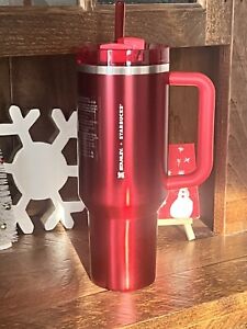 Starbucks x Stanley Holiday 2023 40 oz Red Tumbler Cup Mug Limited Christmas - Sold on eBay December 1st, 2023 for $147.50 (2 bids) 