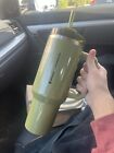 Starbucks Olive Green Pearl Stanley 40oz Tumbler Glitter Fall Release 2024 New - Sold on eBay August 22nd, 2024 for $100.00