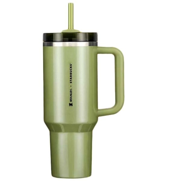 Starbucks X Stanley Fall 2024 Pearl Olive Green 40 Oz Tumbler - Sold on eBay September 13th, 2024 for $82.70