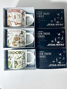 Starbucks Been There Series 2021 Star Wars Mug Set - Tatooine Endor Nevarro - Sold on eBay February 16th, 2024 for $299.95