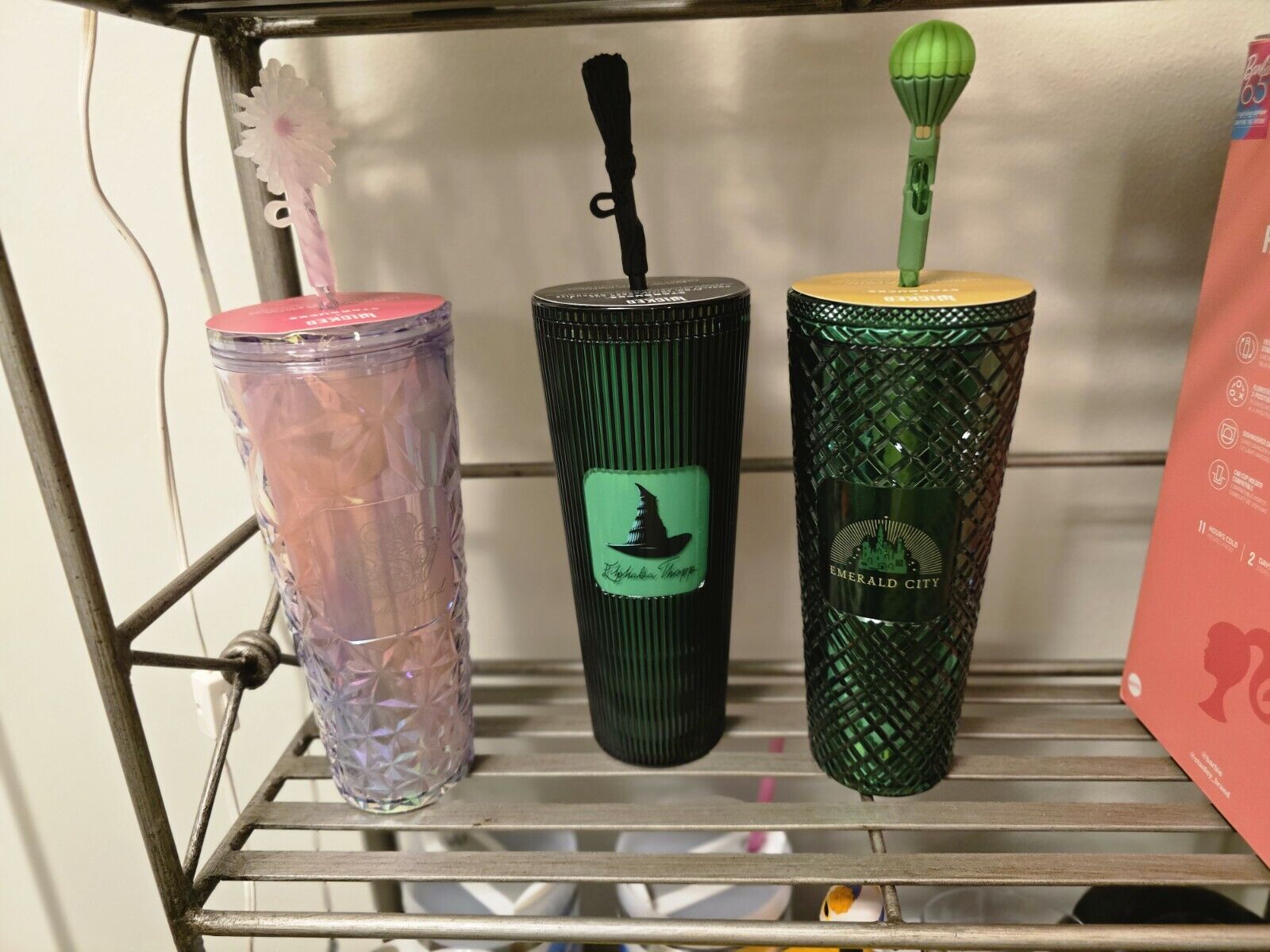 WICKED x Starbucks Limited Edition Elphaba, Glinda & Emerald City Cold Cup NEW - Sold on eBay December 1st, 2024 for $153.50 (11 bids) 