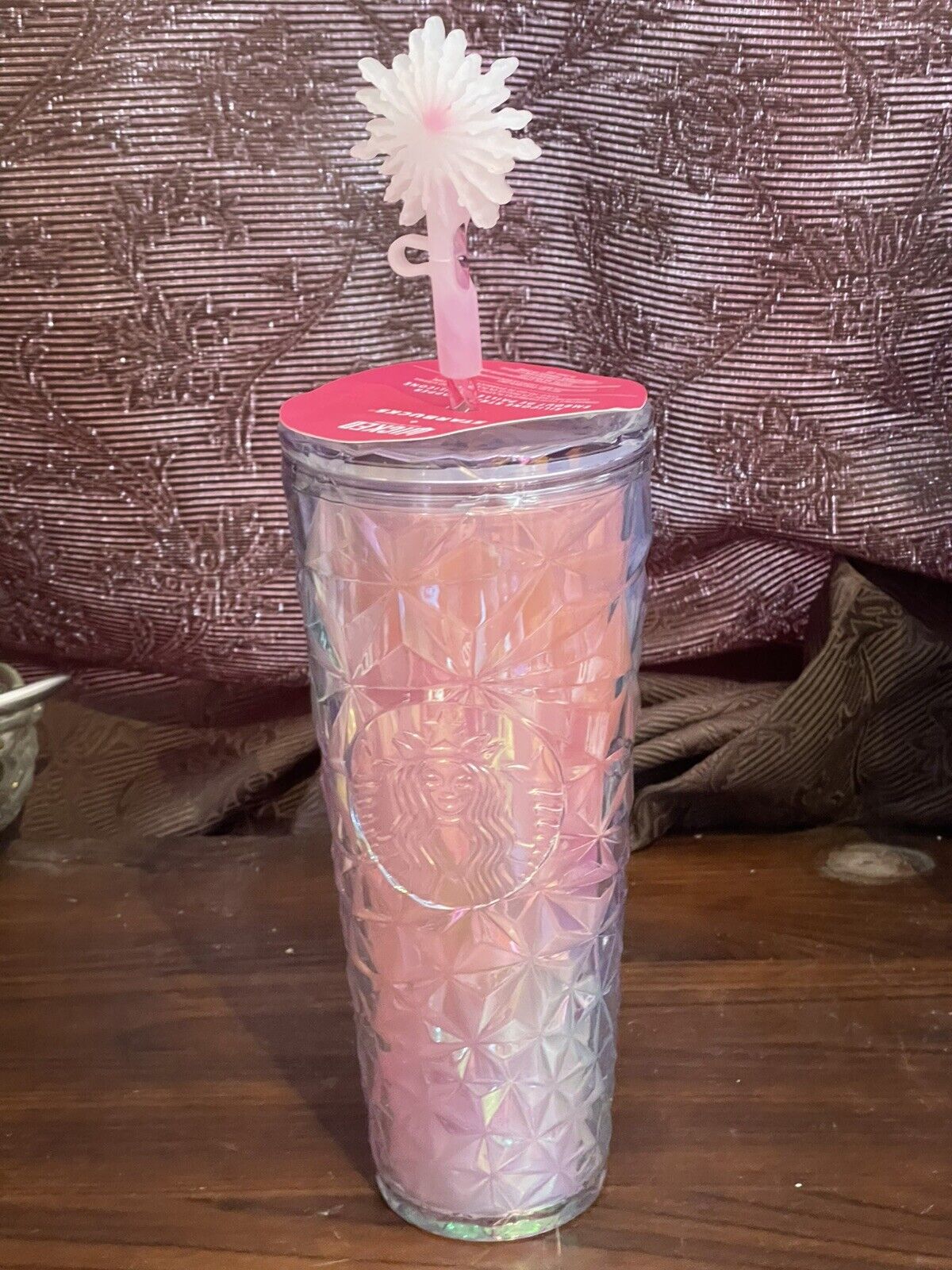 Starbucks Wicked Collection Glinda Upland Cold Cup Straw & Wand Topper Tumbler - Sold on eBay December 15th, 2024 for $99.99