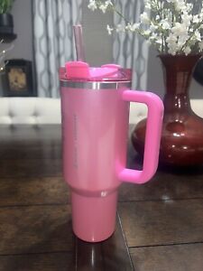 Starbucks x Stanley 40 oz Tumbler Winter Pink Target Exclusive Collab BRAND NEW - Sold on eBay January 25th, 2024 for $230.50 (19 bids) 
