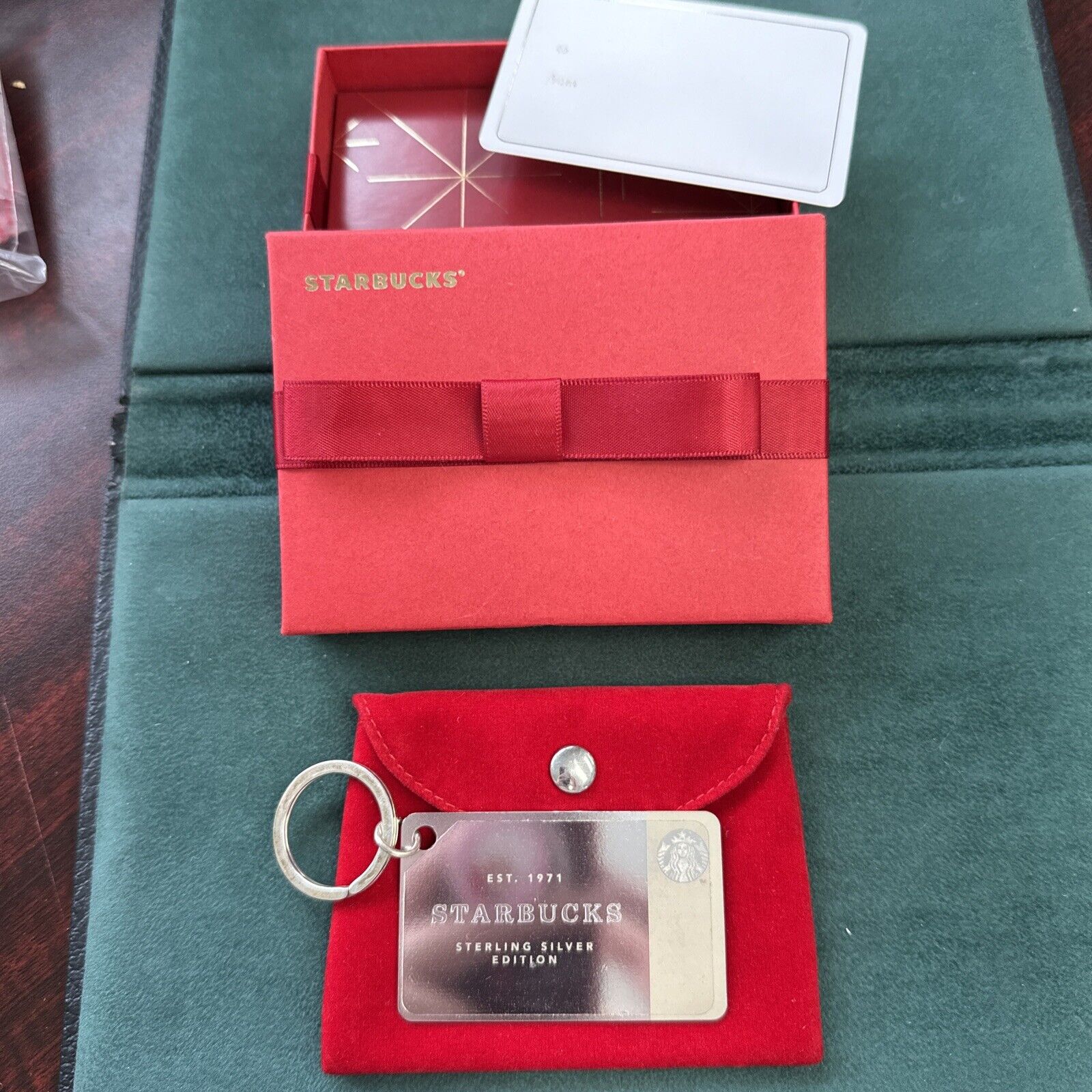 2014 Starbucks Limited Edition Sterling Silver Keychain Gift Card $0 Balance - Sold on eBay December 12th, 2024 for $99.99 (1 bids) 
