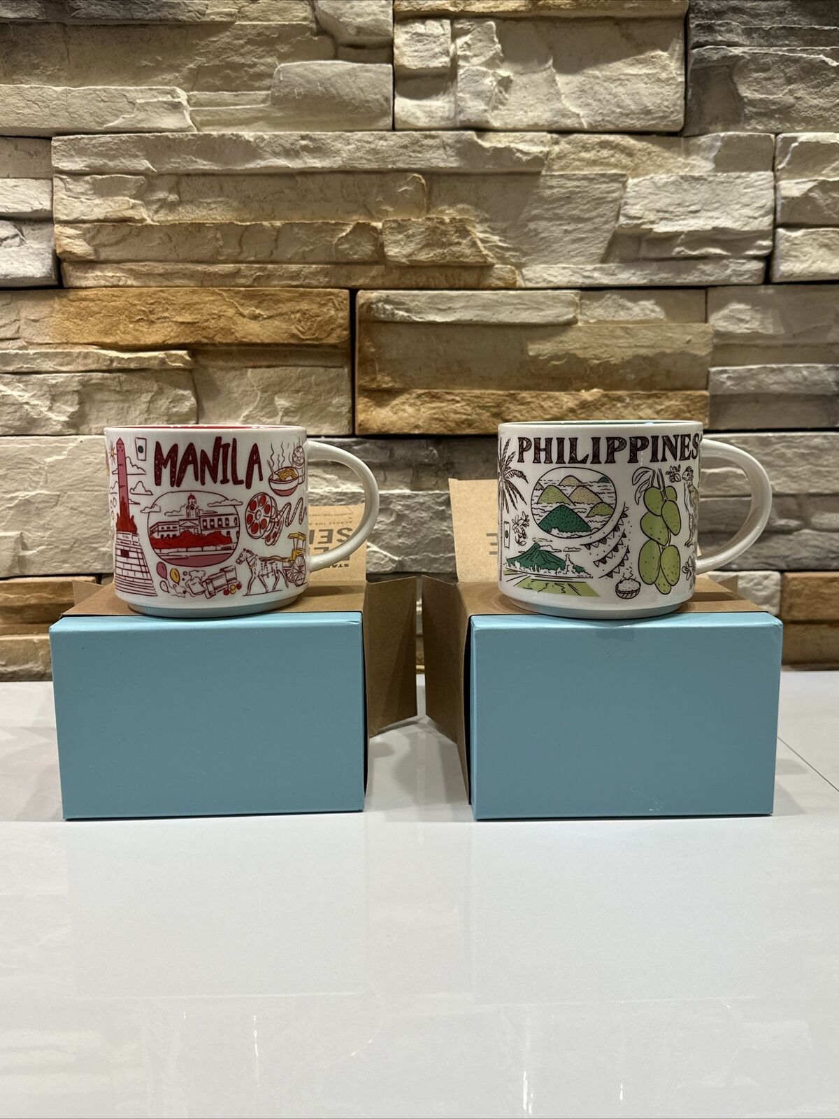 Starbucks MUG Been There Series Philippines & Manila 2 Lot 14oz. Brand NEW NIB - Sold on eBay December 25th, 2024 for $79.99