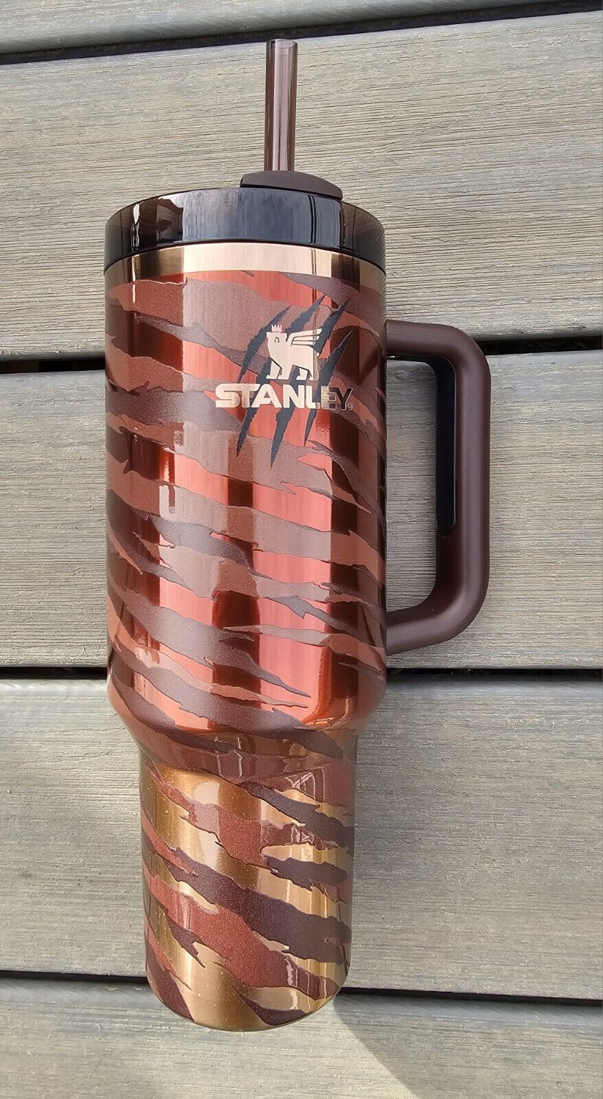 STANLEY TYLA TYGER LIMITED ED. QUENCHER H2.0 FLOWSTATE TUMBLER-40 OZ.-NEW!! - Sold on eBay December 27th, 2024 for $90.00 (8 bids) 