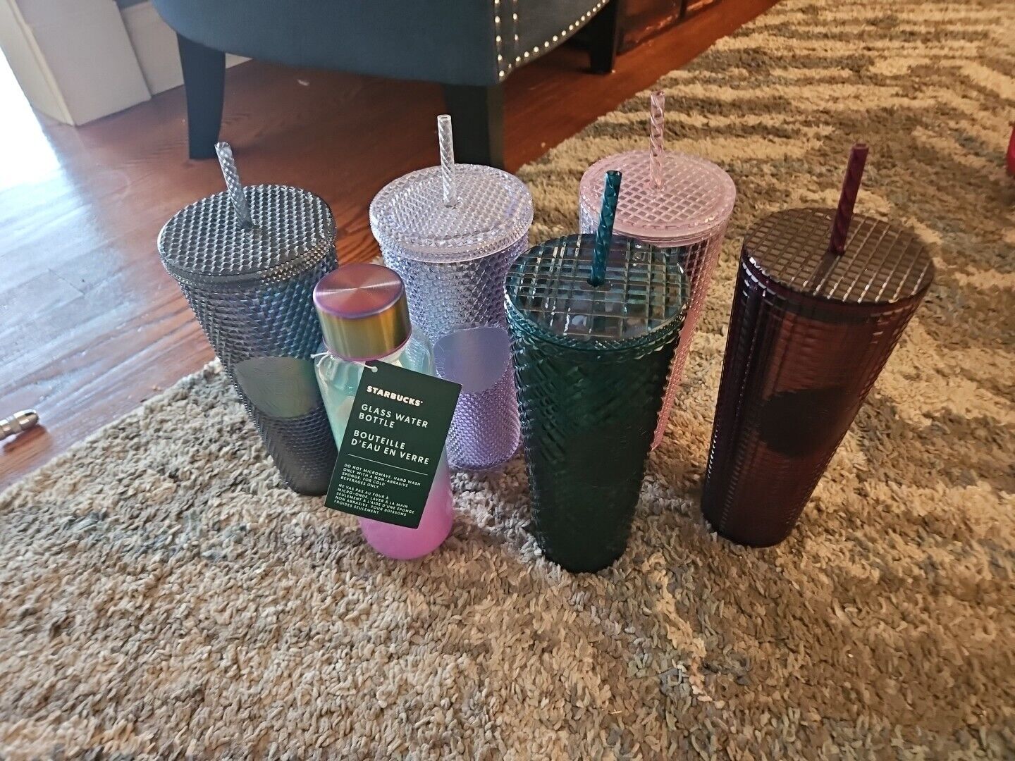 Starbucks Pink Silver Purple Grid Disco Holiday 2020 Cold Tumbler Studded LOT! - Sold on eBay March 13th, 2025 for $65.00