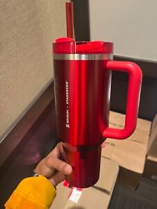 NEW Starbucks X Stanley Cup Holiday 2023 (40oz) Red Tumbler - Sold on eBay December 9th, 2023 for $227.50 (12 bids) 