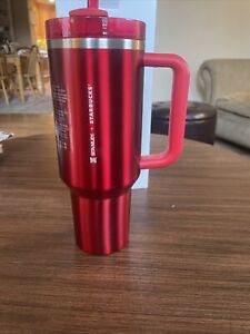Starbucks X Stanley 2023 Holiday Red 40oz Tumbler Limited Edition, Brand New! - Sold on eBay December 31st, 2023 for $182.50 (30 bids) 