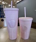 2024 Starbucks Pink Pearl Bling Studded Tumbler Venti and Grande Cups Summer - Sold on eBay June 24th, 2024 for $99.00