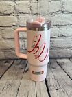 Starbucks X Stanley 2024 Taiwan Valentine's Day Pink Cat Hearts 30oz - Sold on eBay August 4th, 2024 for $110.00