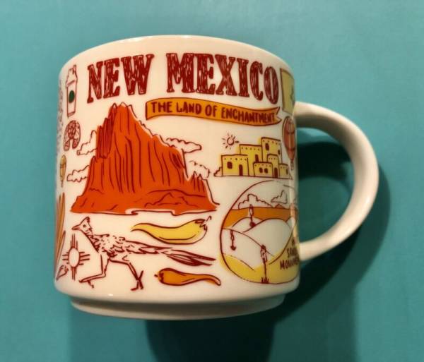 STARBUCKS COFFEE MUG - NEW MEXICO - Sold on eBay August 18th, 2024 for $205.50 (36 bids) 