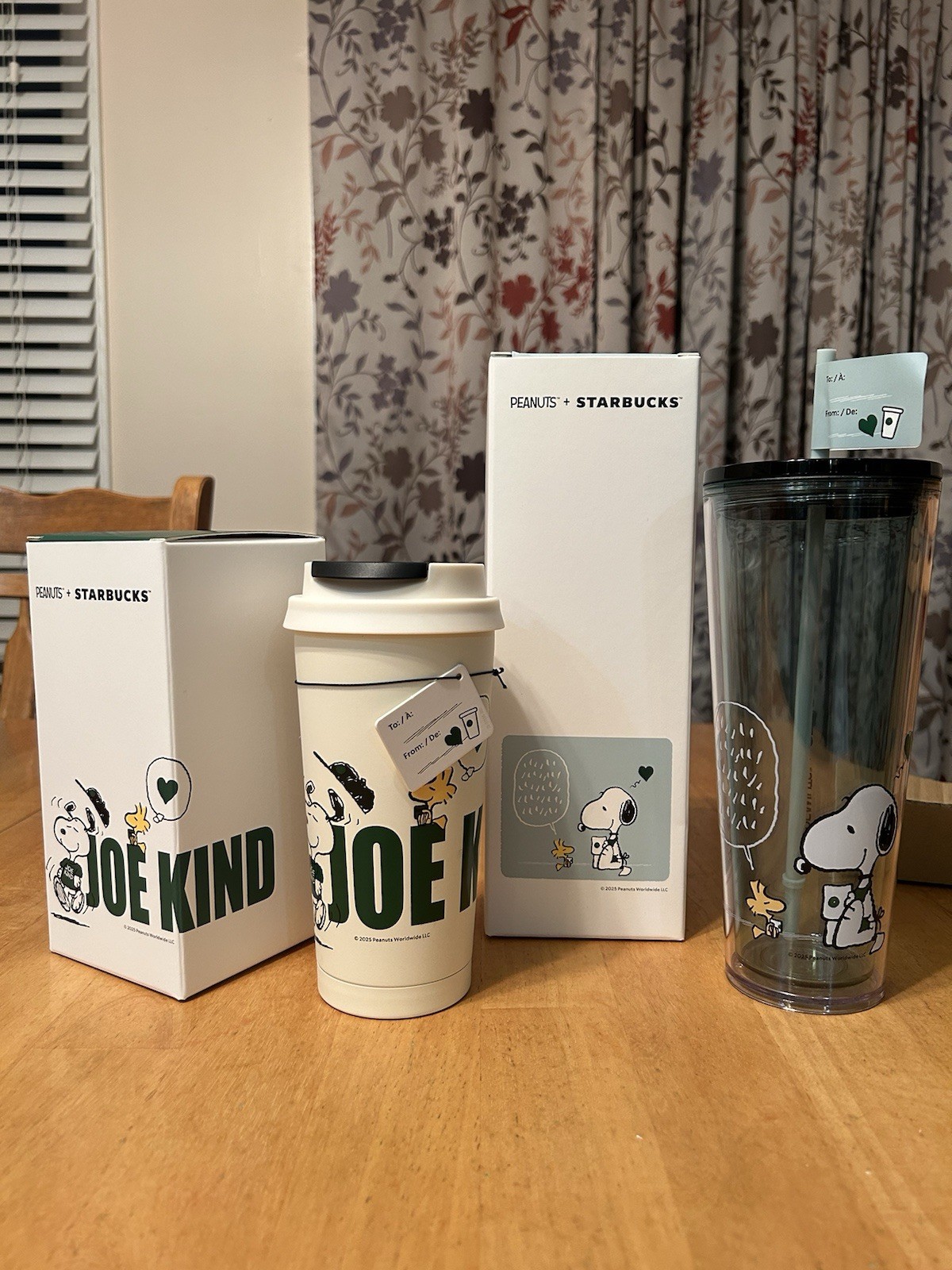 Starbucks x Peanuts 2025 Collection Tumbler & Cold Cup Snoopy IN HAND RARE - Sold on eBay March 29th, 2025 for $97.99